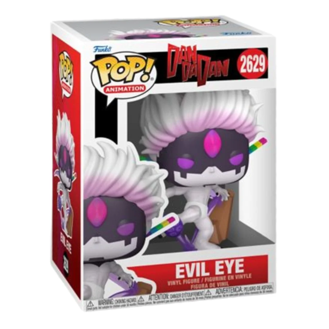 Funko Pop Evil Eye 2629 DanDaDan en su caja original, vista lateral