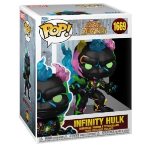 Funko Pop Infinity Hulk 1669 Marvel Zombies en su caja original, vista lateral