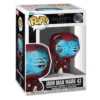 Funko Pop Iron Man Mark 43 1661 Marvel en su caja original, vista lateral