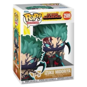 Funko Pop Izuku Midoriya 2589 My Hero Academia en su caja original, vista lateral