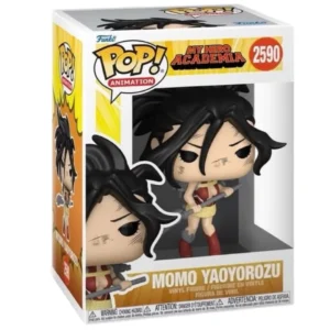 Funko Pop Momo Yaoyorozu 2590 My Hero Academia en su caja original, vista lateral