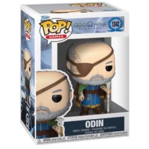 Funko Pop Odin 1342 God Of War Ragnarok en su caja original, vista lateral