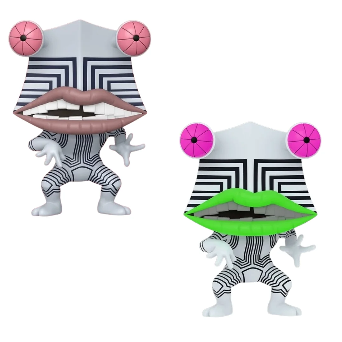 Funko Pop Serpoian 2633 SE Bundle DanDaDan fuera de las cajas, vista frontal