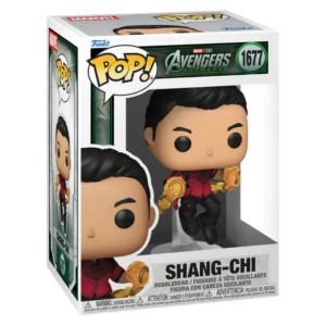 Funko Pop Shang-chi 1677 Avengers Doomsday Marvel en su caja original, vista lateral