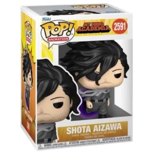Funko Pop Shota Aizawa 2591 My Hero Academia en su caja original, vista lateral