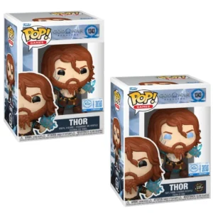 Funko Pop Thor 1343 SE Bundle God Of War Ragnarok en sus cajas originales, vista lateral