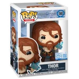 Funko Pop Thor 1343 SE God Of War Ragnarok en su caja original, vista lateral