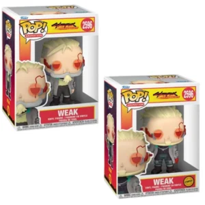 Funko Pop Weak 2596 Bundle Cyberpunk Edgerunners en sus cajas originales, vista lateral