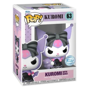 Funko Pop Kuromi with Baku 63 SE Sanrio en su caja original, vista lateral