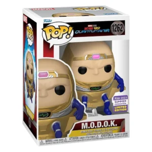 Funko Pop M.O.D.O.K. 1262 SDCC 2023 Quantumania en su caja original, vista lateral