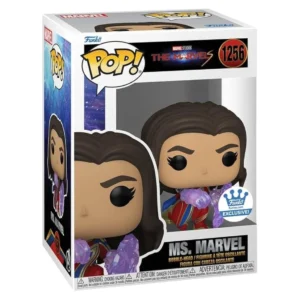 Funko Pop Ms Marvel 1256 SE The Marvels en su caja original, vista lateral