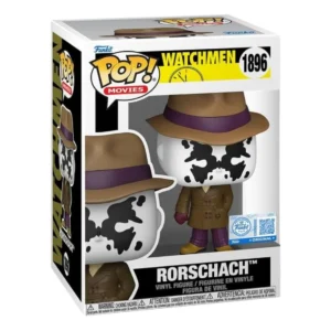 Funko Pop Rorschach 1896 SE Watchmen en su caja original, vista lateral