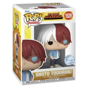 Funko Pop Shoto Todoroki 1529 SE My Hero Academia en su caja original, vista lateral