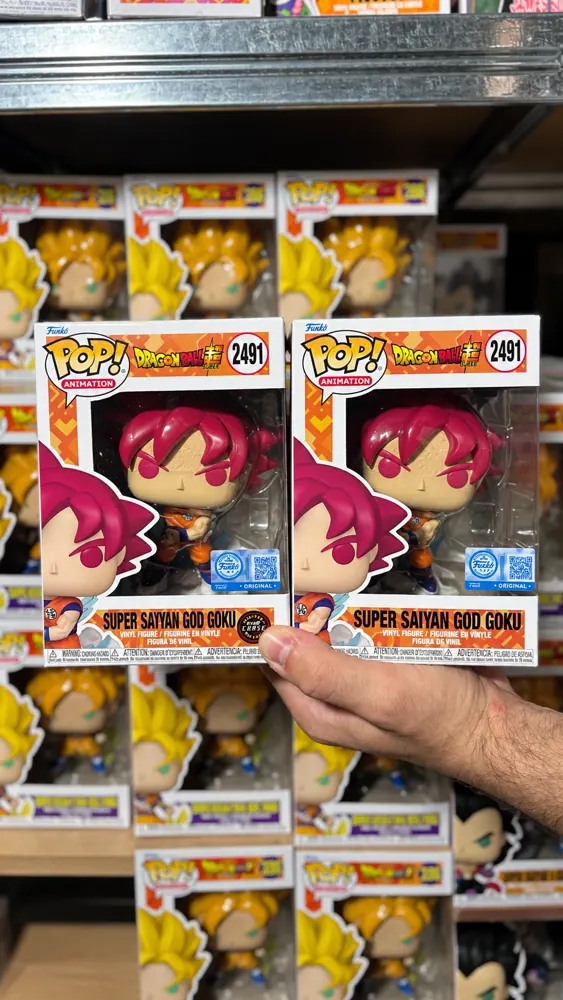 Funko Pop Super Saiyan God Goku en la tienda DreamsPop